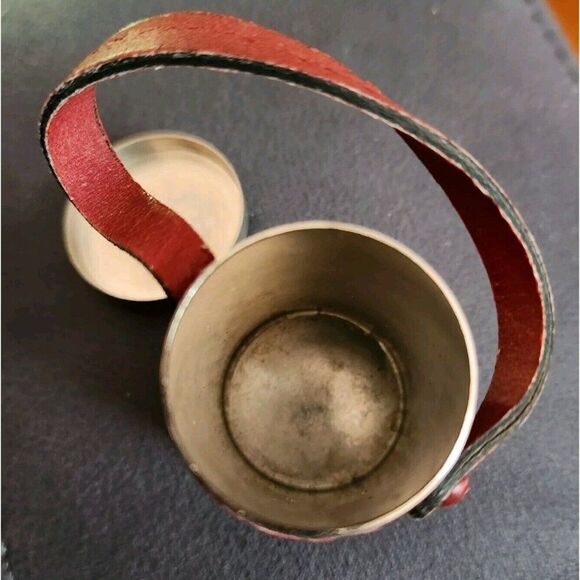 Gucci Cendrier Leather Traveling Ashtray With Strap Vintage Tobacciana Case - Picture 5 of 7